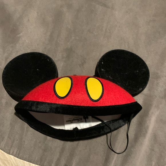 Disney Mickey Mouse Ears Hat One Size Red Pants And Tail Disney Parks Exclusive - Picture 1 of 5